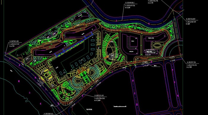 现代流线型造型生态绿色医疗疗养院规划建筑设计文本+CAD+效果图(10)
