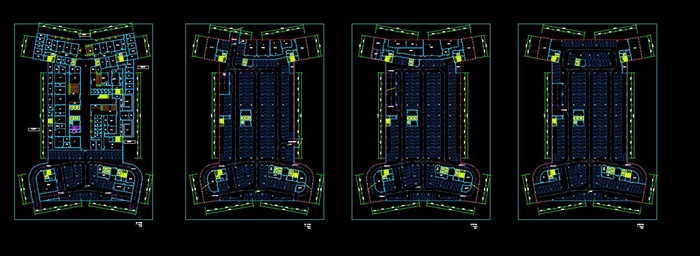 现代大型医院疗养院规划建筑设计文本图片+cad+效果图(7)