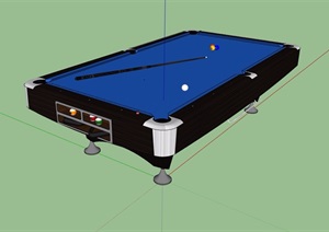 台球桌素材设计SU(草图大师)模型