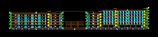 学校成组教学楼建筑设计方案图(3)