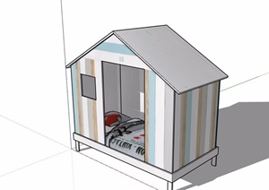 简单的住宅屋设计SU(草图大师)模型
