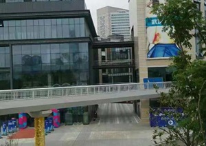 湖北省的武汉天街项目模型SU(草图大师)模型及现场实景图