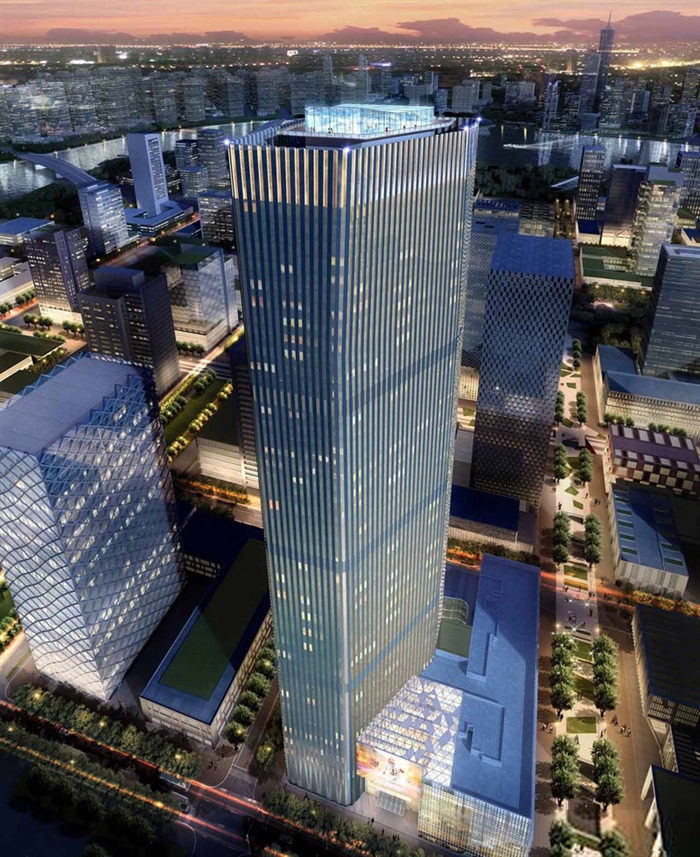 现代超高层办公大楼(245米)全套建筑施工图设计(2)