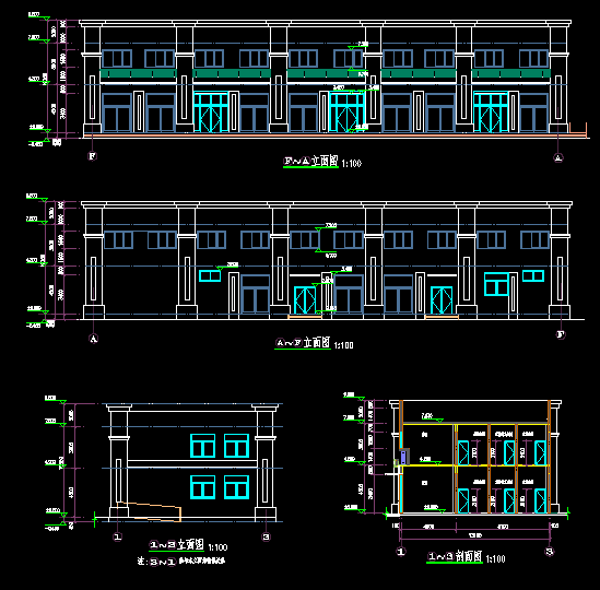 商业详细建筑设计施工图(3)