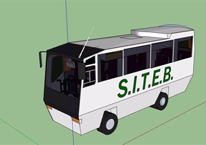 大巴车设计SU(草图大师)模型