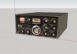 调音器设施设计SU(草图大师)模型