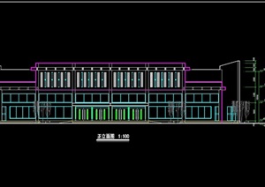 多层汽车站建筑CAD图纸