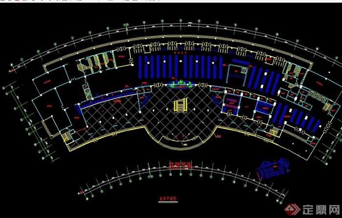 客运站总体设计方案平面CAD图纸