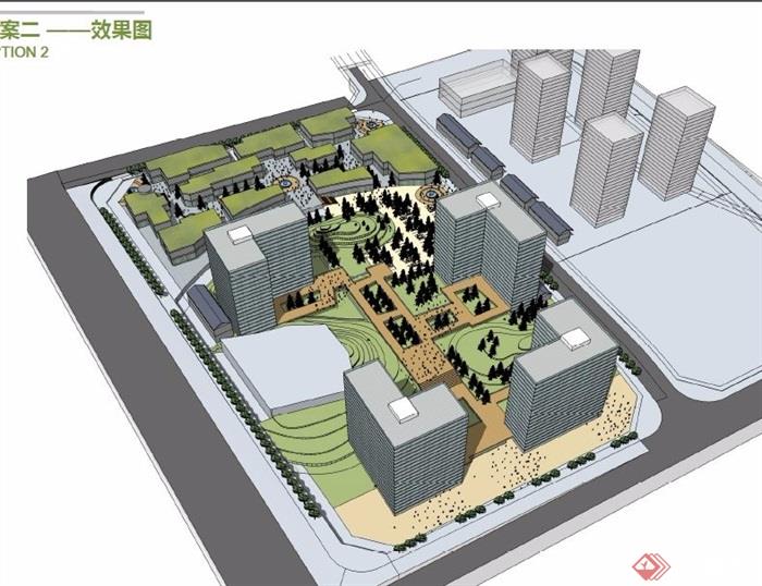 重庆某商住地块项目规划设计pdf方案