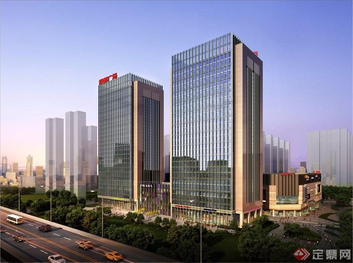 郑州某商业综合体项目建筑设计文本方案