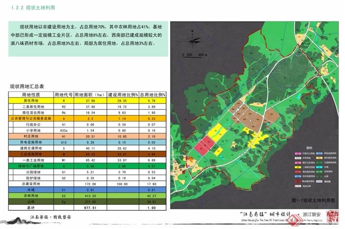 某特色小镇磐安江南药镇城市设计pdf方案