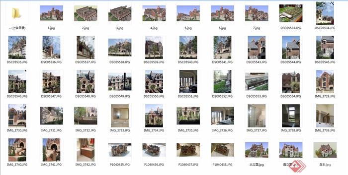 欧式风格详细的住宅小区建筑设计pdf、cad方案