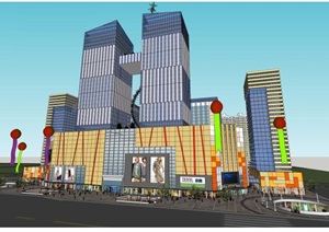 某城市商业广场建筑设计方案ppt