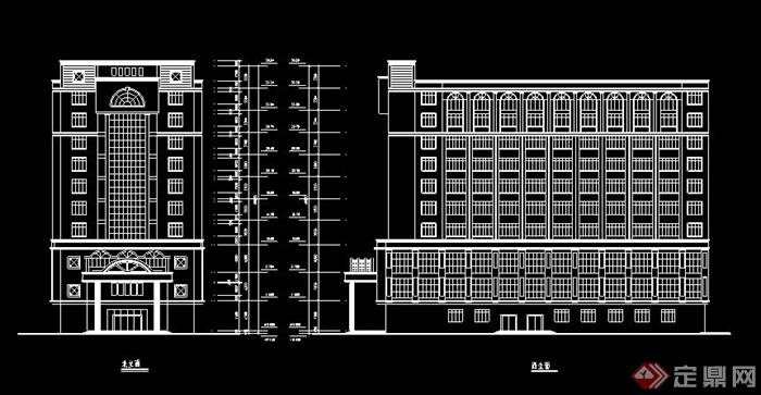 简欧小高层酒店建筑设计方案图