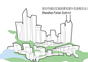 深圳市福田区道路景观设计改造