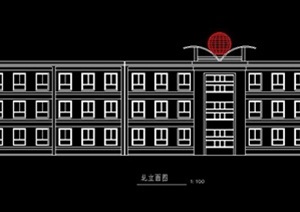 某农村小学教学楼建筑设计图