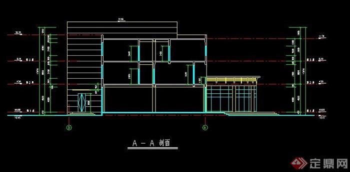 某三层饭店建筑设计方案图