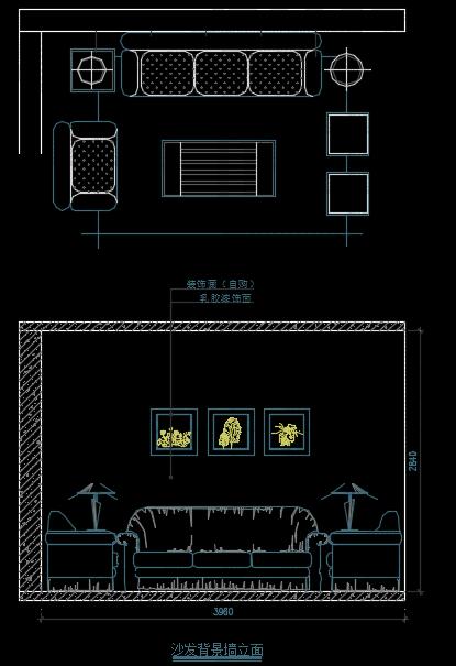 四室两厅一厨两卫双阳台室内设计方案-约150平(含CAD图JPG效果图及3D模型)(8)