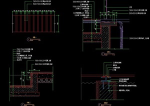详细的水池结点cad详图