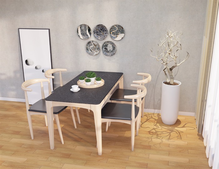 原木色餐桌椅(3)