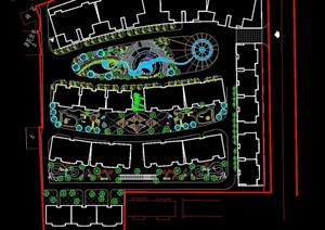 某住宅楼小区规划cad方案图