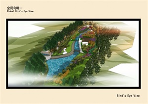 森林公园规划SU(草图大师)模型