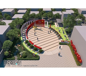 党建案例：党建文化公园设计—杨强设计