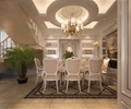 西安新房装修-白桦林间260平米复式简欧风格-鲁班装饰原创设计