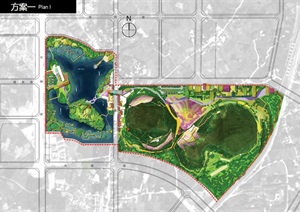 柳州芭公塘湿地公园景观及建筑设计