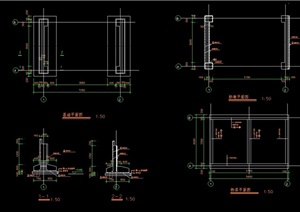 现代平桥详细设计cad施工图
