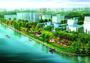 某河道景观绿化设计方案