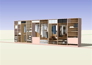 住宅室内家具详细设计SU(草图大师)模型