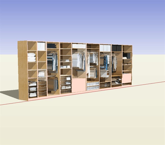 住宅室内家具详细设计su模型(2)
