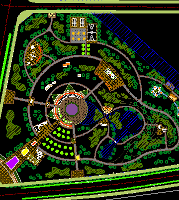 公园景观规划设计方案图(1)