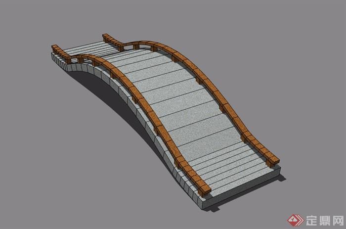 景观拱桥素材设计su模型