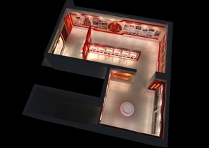 党建文化中心展厅教育全套设计3D及CAD效果图文件