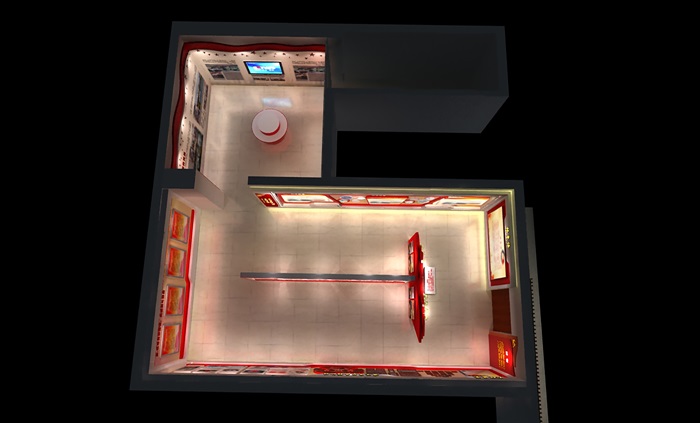 党建文化中心展厅教育全套设计3D及CAD效果图文件(2)