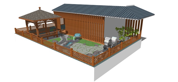 屋顶花园模型(1)