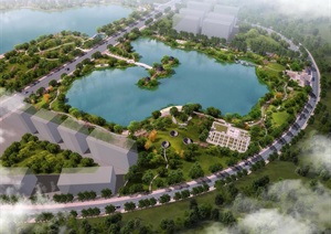 城市景观公园中国古代都城规划博览苑铜雀三台园