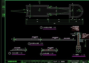 详细完整的花坛设计cad施工图