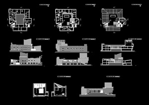 阿尔瓦阿尔托大师经典作品珊纳特赛罗市政厅案例分析SU(草图大师) CAD