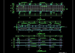 详细木桥节点cad施工详图