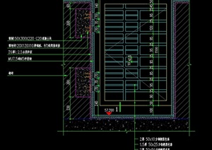 庭园主入口“大门”详细CAD施工图