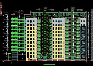 万科高层住宅楼建筑方案图