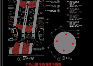 地面铺装详细cad施工图