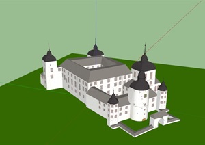 城堡（SU草图大师）模型_
