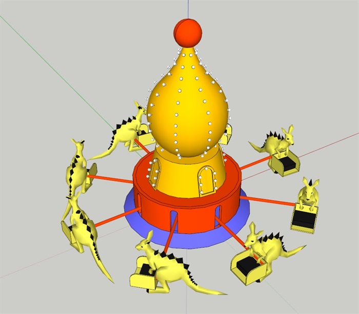 袋鼠跳（SU草图大师）模型(1)
