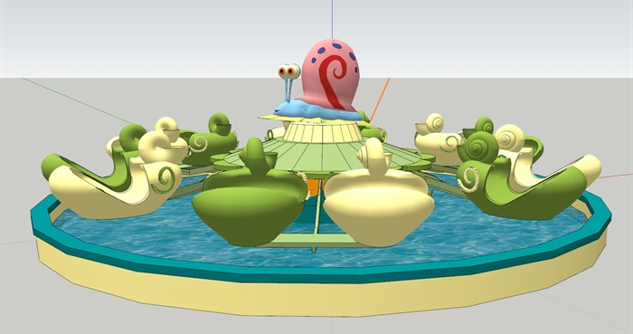 蜗牛特工队（SU草图大师）模型(2)