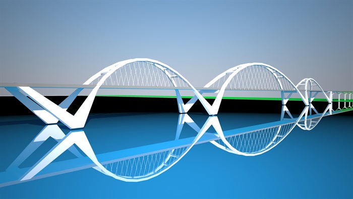 大型桥梁造型设计模型(2)
