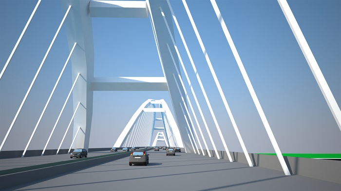 大型桥梁造型设计模型(4)
